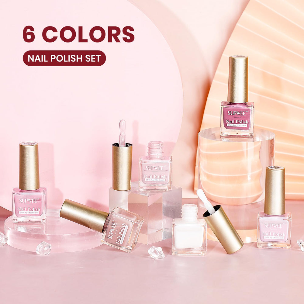 SUPWEE Nude Nail Polish Set gift-ready packaging suits gifting occasions