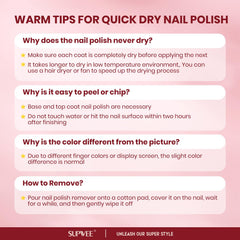 SUPWEE Nude Nail Polish Set swatches show six neutrals suitable for office and weekends