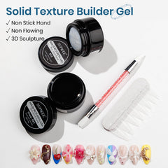 SUPWEE pearl white nail extension gel close up highlighting pearl finish for elegant manicures