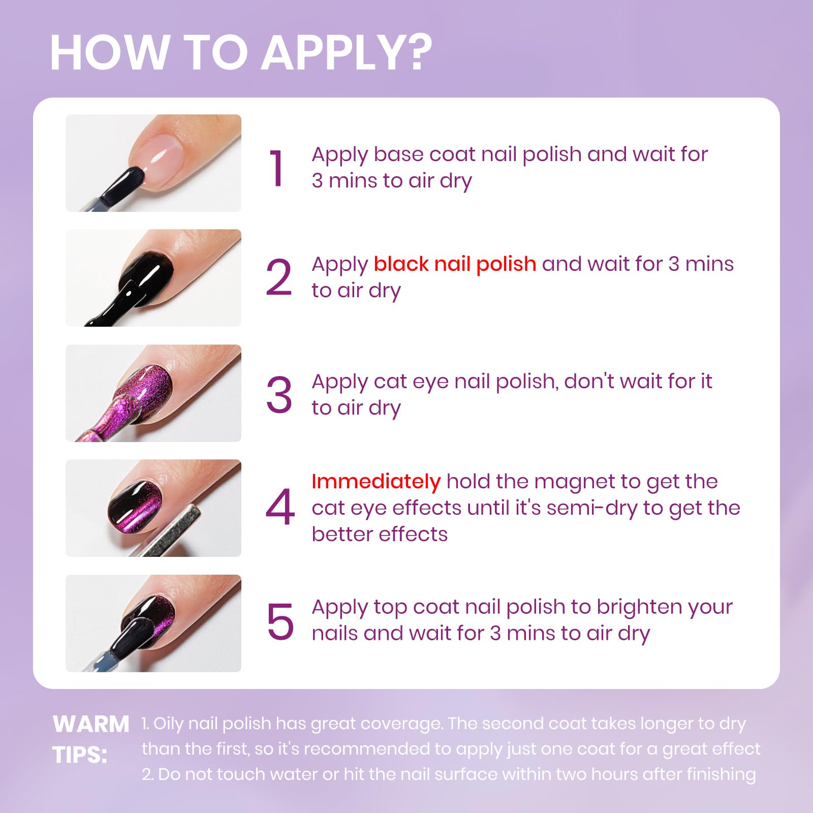 SUPWEE 9D set supports DIY salon-quality nails at home.