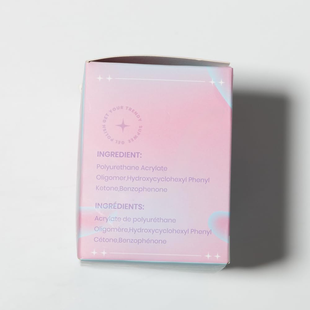 SUPWEE UV/LED lamp cures nails for durable finish.