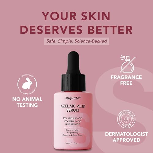 Suquato serum ingredients close-up highlighting niacinamide and hyaluronic acid for hydration.
