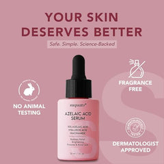 Suquato serum ingredients close-up highlighting niacinamide and hyaluronic acid for hydration.