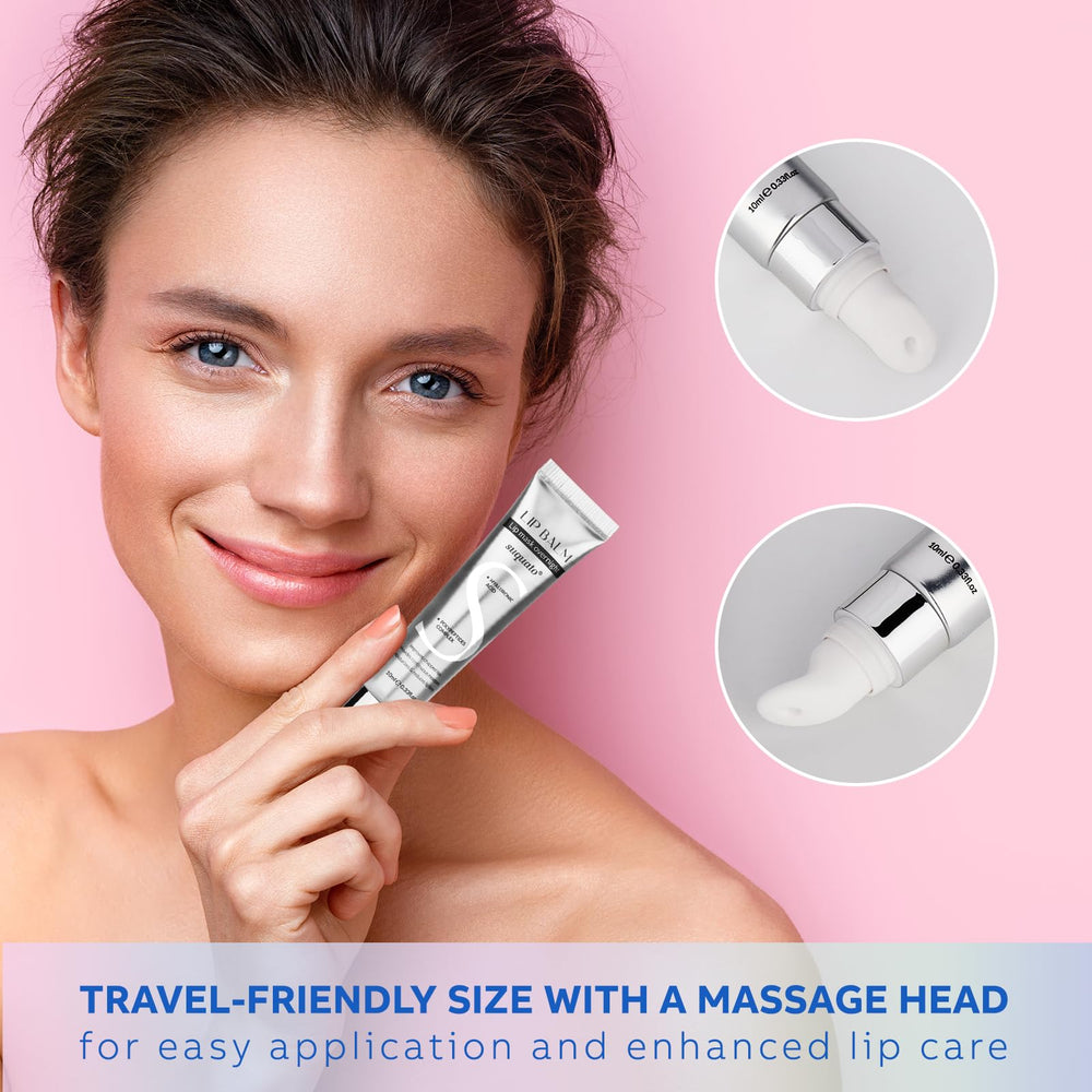 SUQATO peptide lip treatment butter balm mini tube for on-the-go hydration