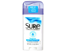 Sure six-pack display emphasizes value and all-day confidence without strong fragrance.