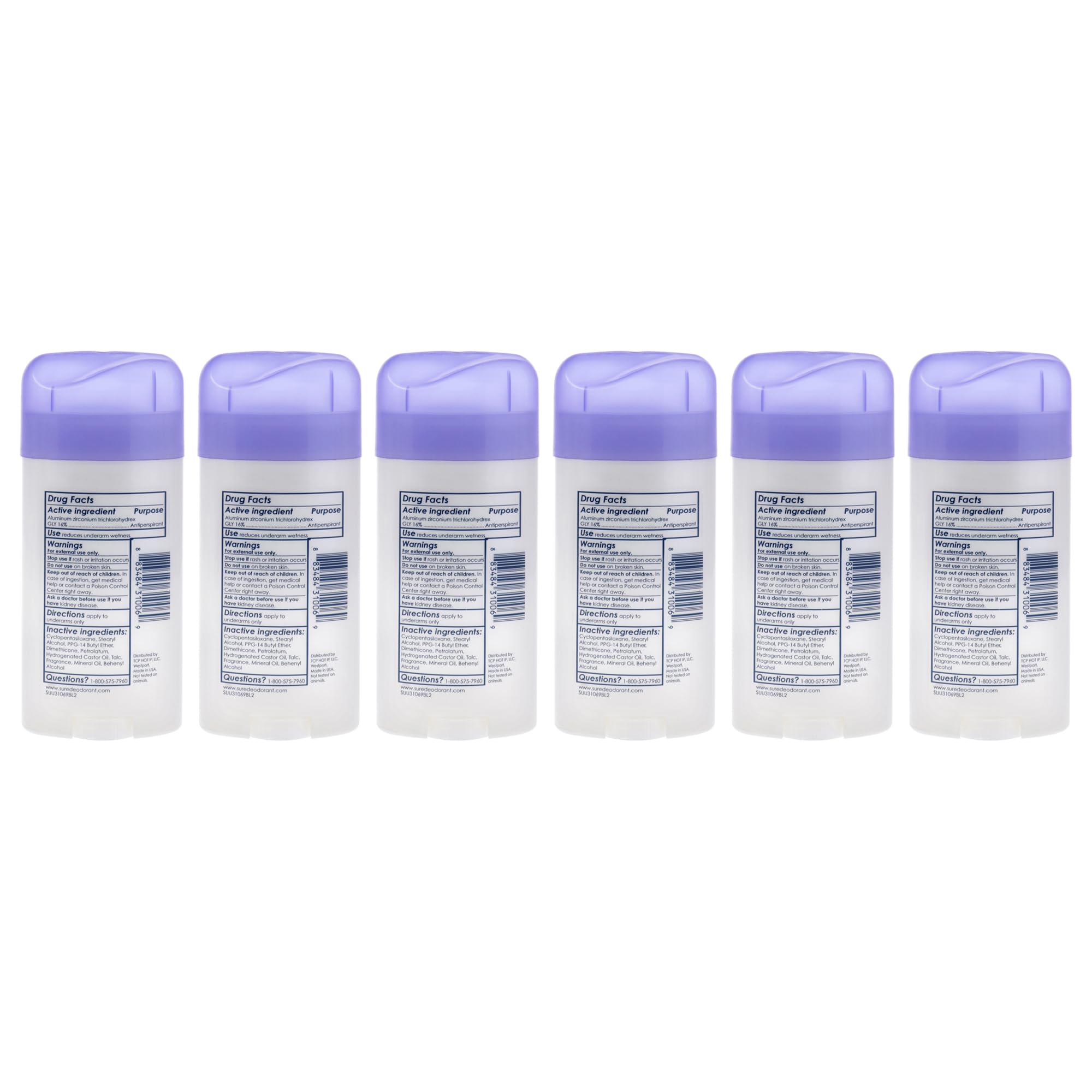 Sure deodorant invisible solid close-up highlighting Fresh and Cool scent for daily use.