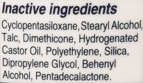 Sure Original Solid Unscented deodorant application demonstrates smooth glide on skin