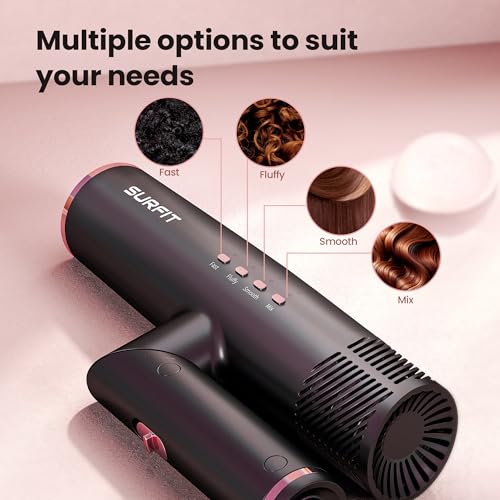 Surfit 110k rpm motor highlights ultra-fast drying with controlled heat.