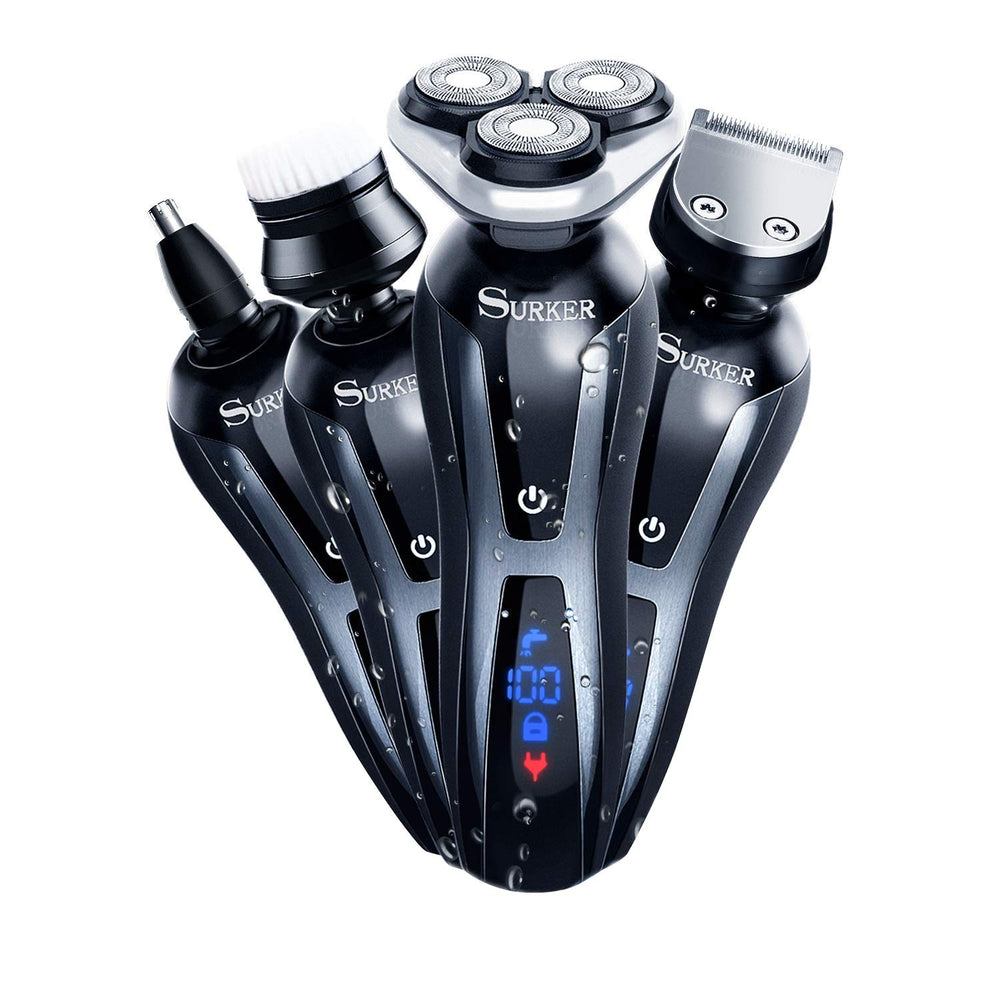 SURKER 3-in-1 grooming kit shaver head for precise close shave