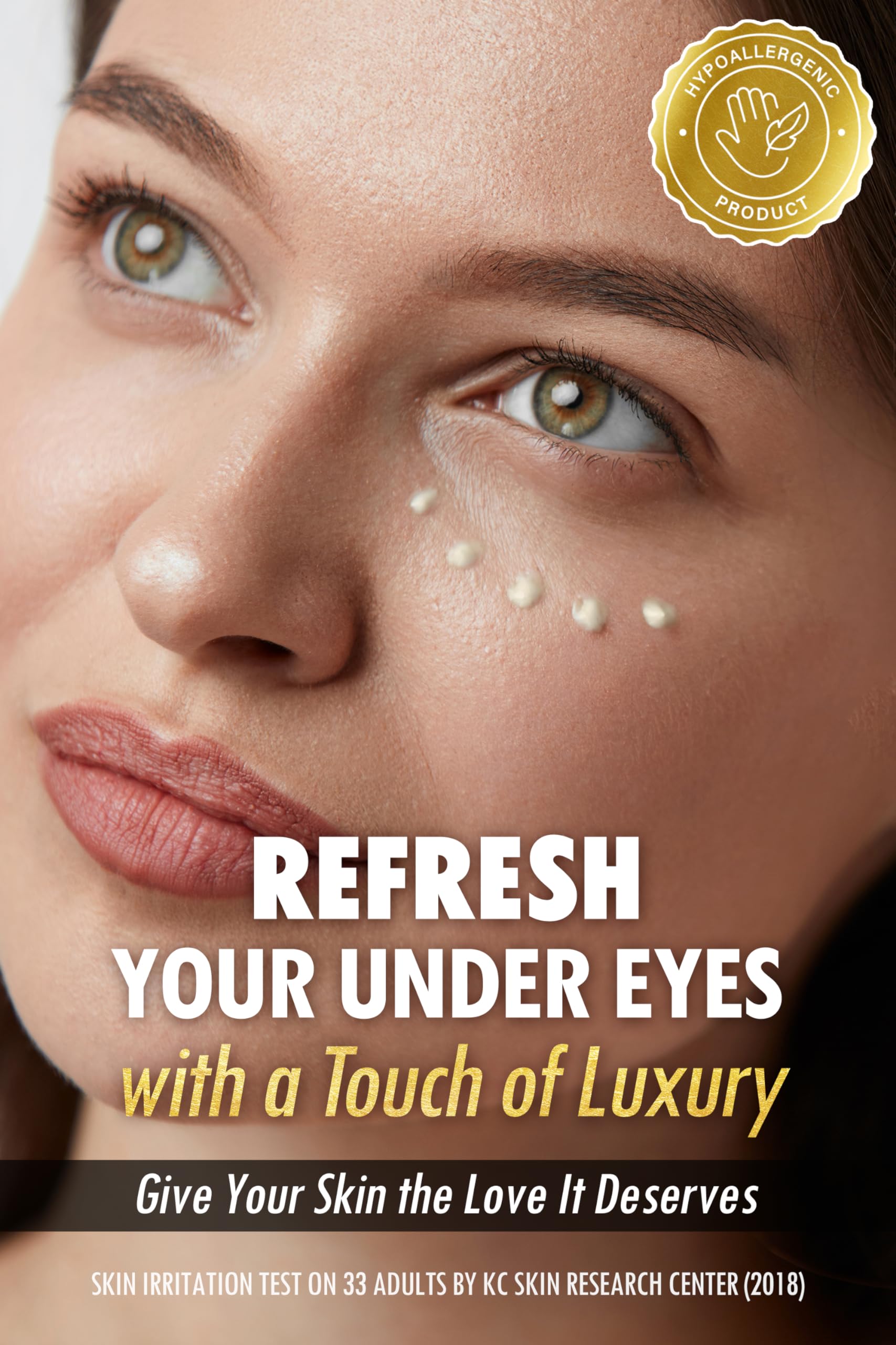 SUR.MEDIC+ 24K Gold Perfection cream jar closeup shows premium moisture and glow.