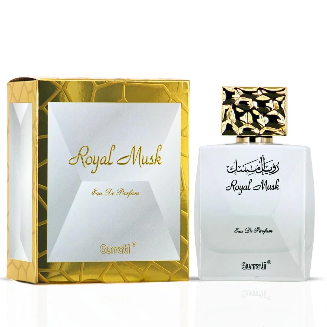 Surrati Royal Musk bottle closeup highlighting elegant packaging for gifting inspiration