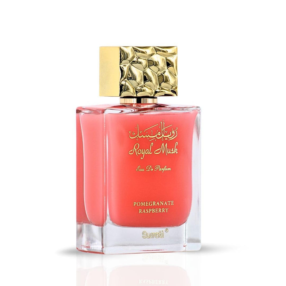 Tapón de Surrati Royal Musk Pomegranate Raspberry, acabado lúcido y seguro