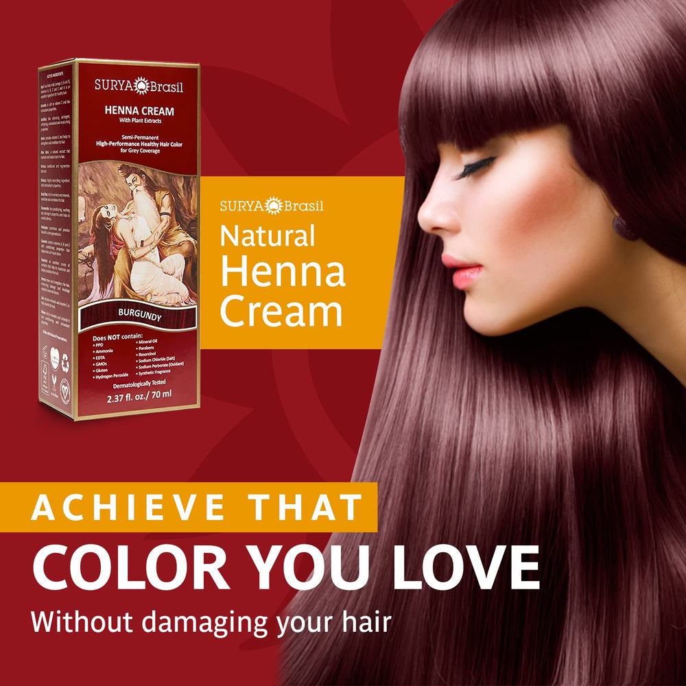 Surya Brasil Henna Cream Burgundy texture spreads smoothly for even application.