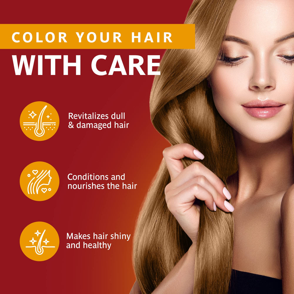 Surya Brasil Henna Cream color swatch shows golden brown shade