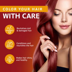Surya Brasil Henna Cream Red swatches demonstrate rich, long-lasting shade potential