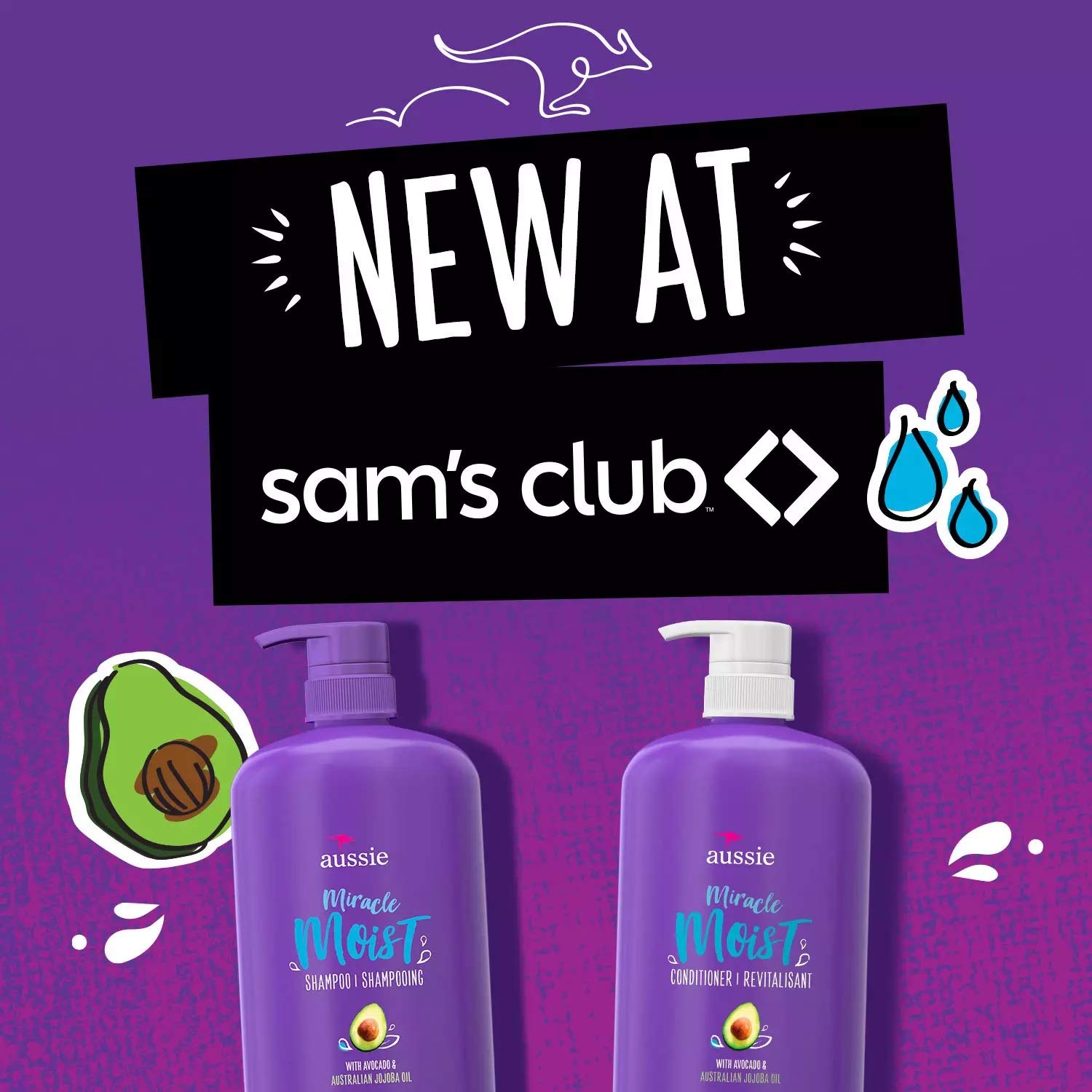 Susicit Aussie Miracle Moist conditioner bottle demonstrates ultra-rich hydration for soft strands.
