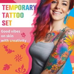 SUSIKEKI 43 tattoo stickers offer instant, mess-free body art options