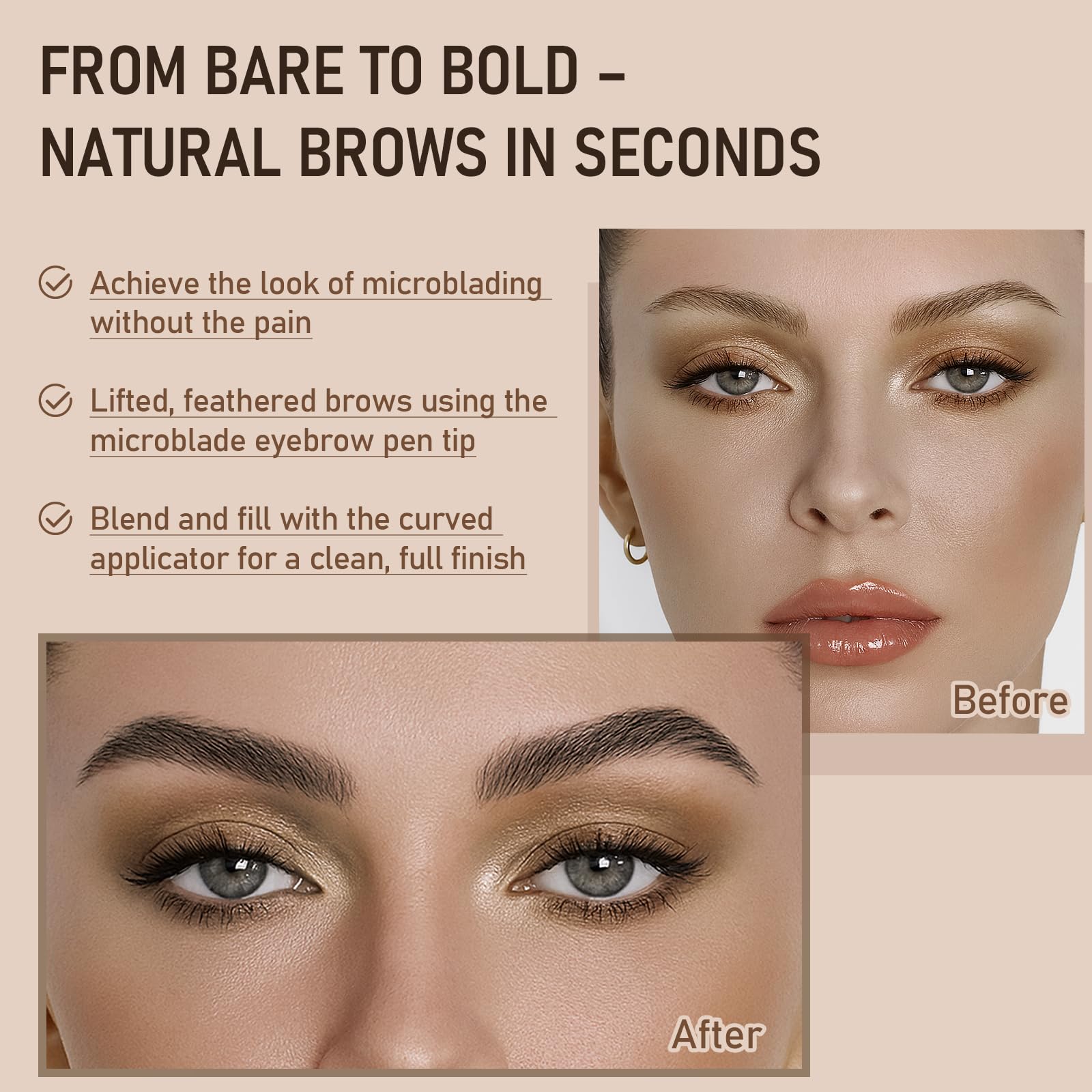 SUSIKEKI dual-ended-pencil-15deg-detail-brush defines arches with micro precision.
