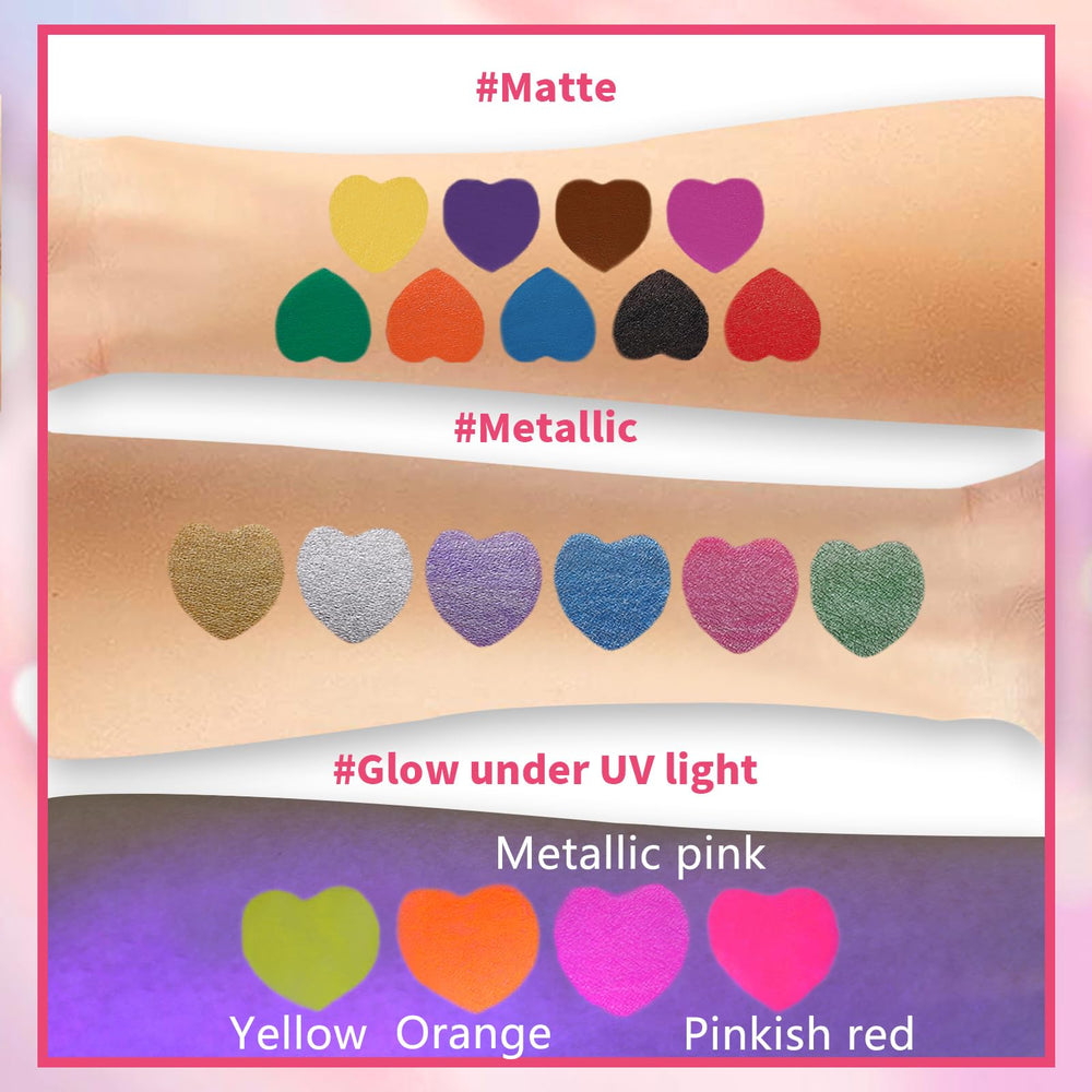 SUSIKEQI matte and glitter inks add texture and shine