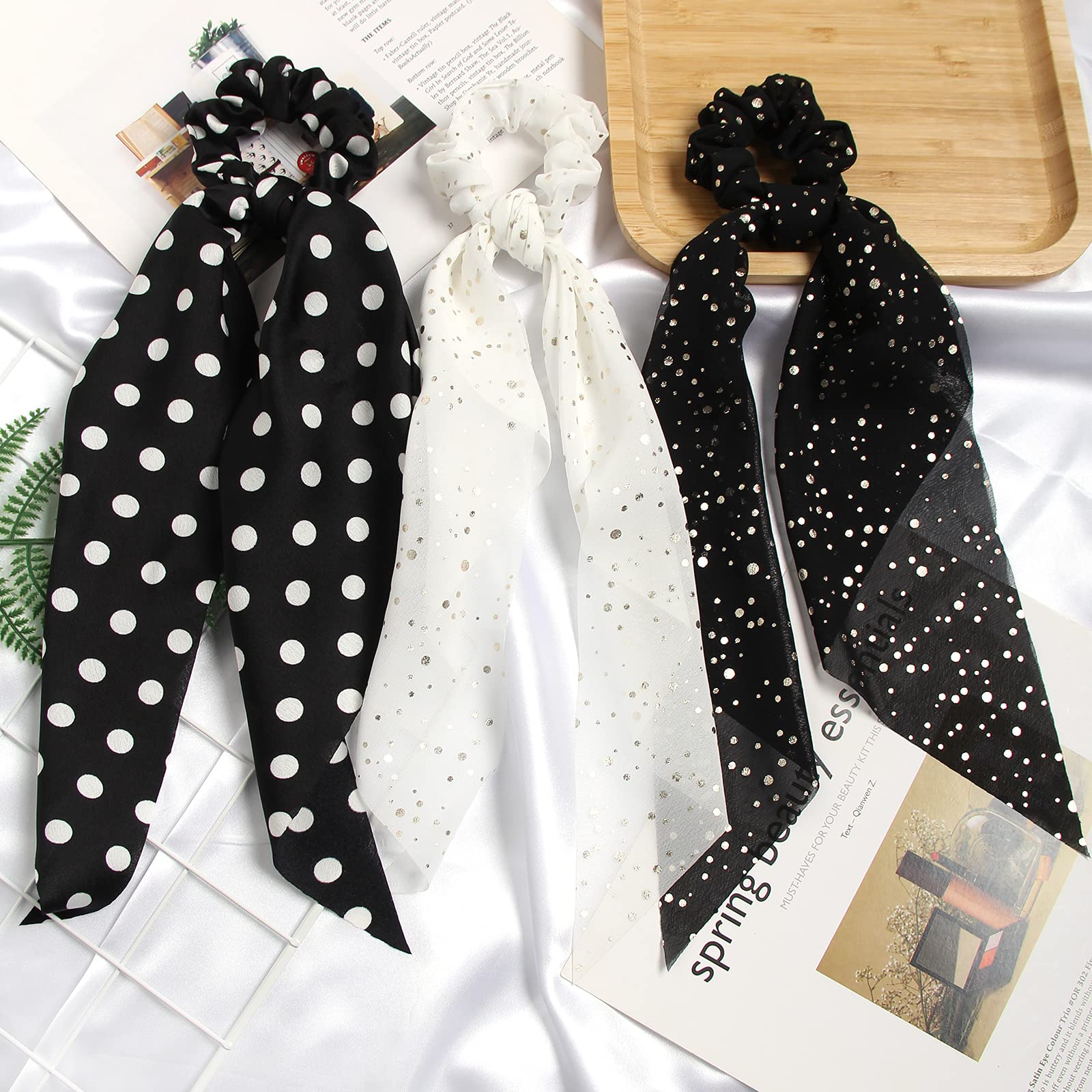 SUSULU lightweight hair ties minimize head pressure during work.