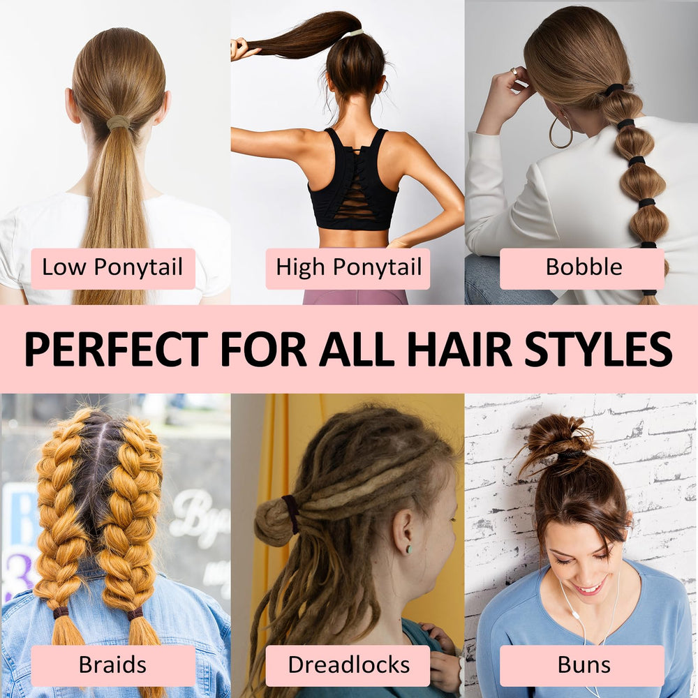SUTHIA workout-ready hair ties support an active lifestyle with gentle, secure fit.