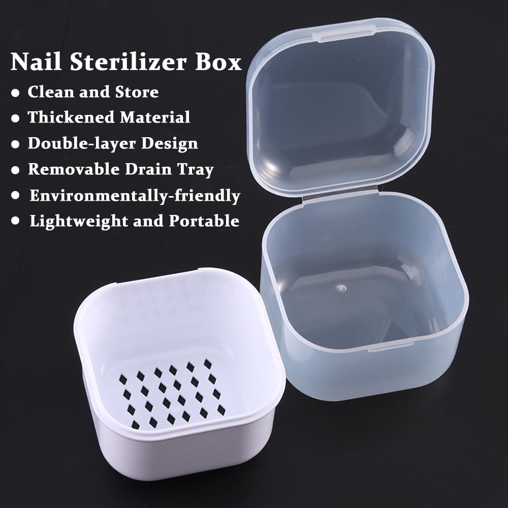 SUTOKAKA caja esterilizadora con tapa transparente para ver el progreso