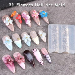 SUTOKAKA resin nail art mold enabling quick, clean 3D decorations
