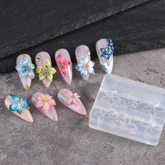 SUTOKAKA transparent silicone nail art mold for easy demoulding and reuse