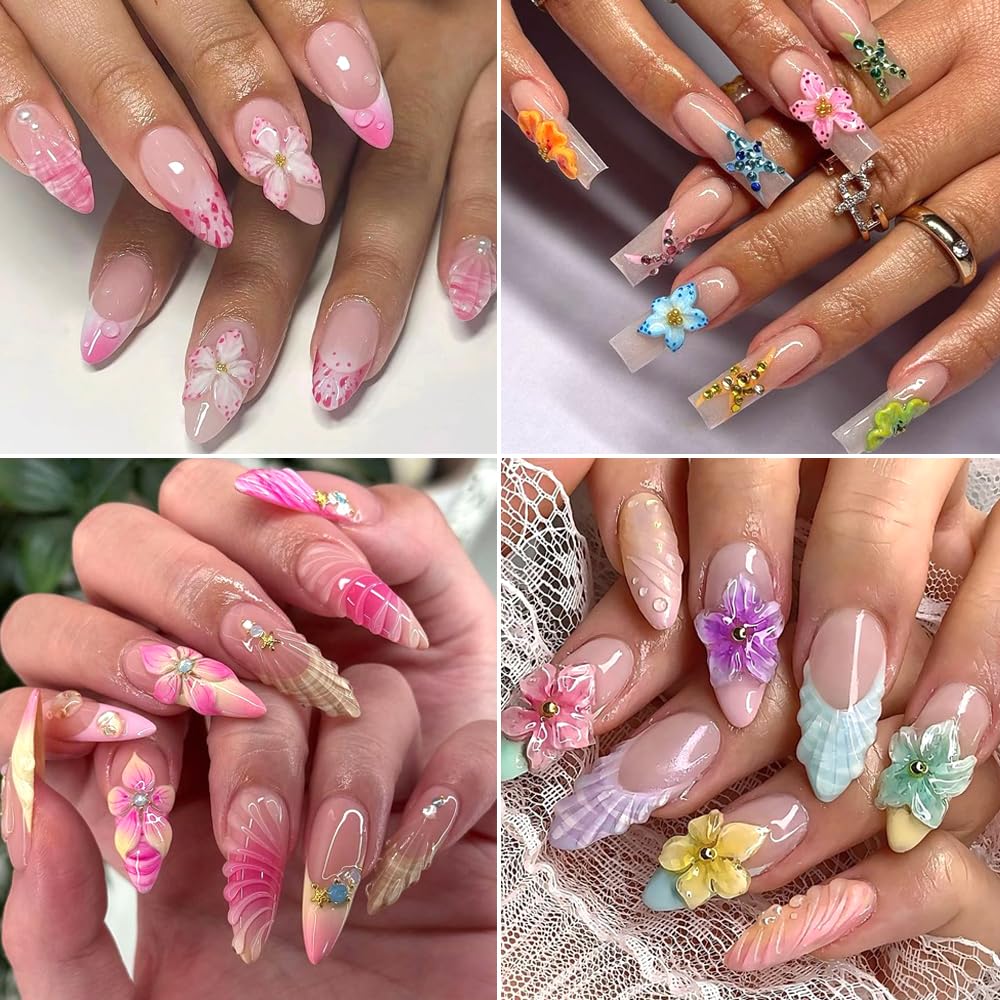 SUTOKAKA tropical-themed nail design mold for summer-ready manicures