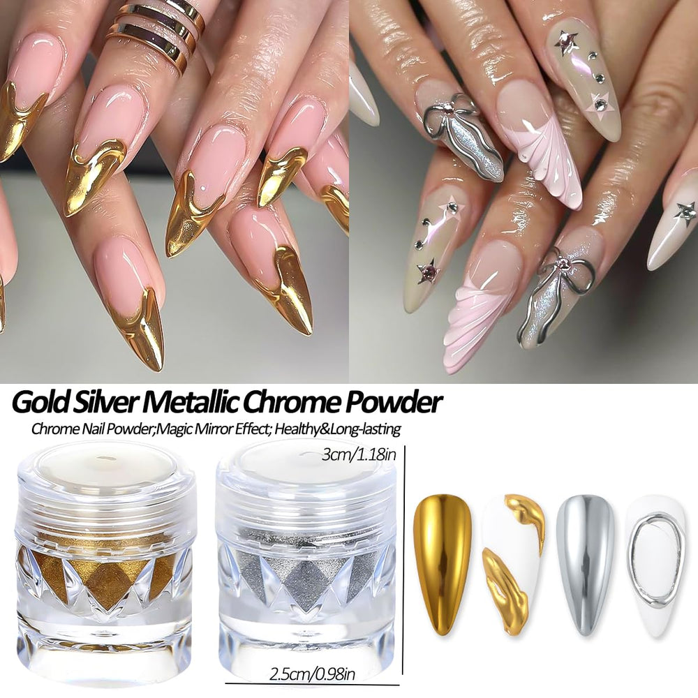 SUTOZMIWE chrome nail powder brown earthy depth for nail art