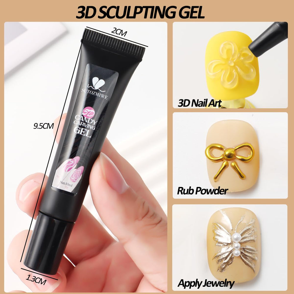 SUTOZMIWE 3D molding gel for sculpted nail designs