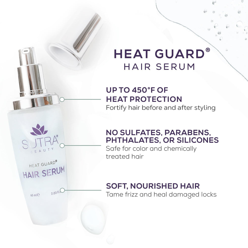 SUTRA after-heat finish shows smoother, frizz-free results