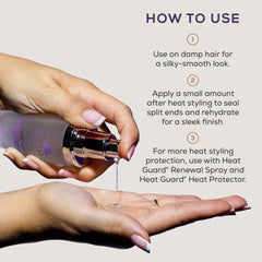 SUTRA formula with plant proteins and argan oil softens and tames frizz