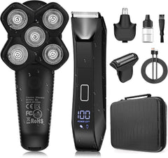 Suttik Manscape body trimmer kit—interchangeable heads for head-to-toe grooming