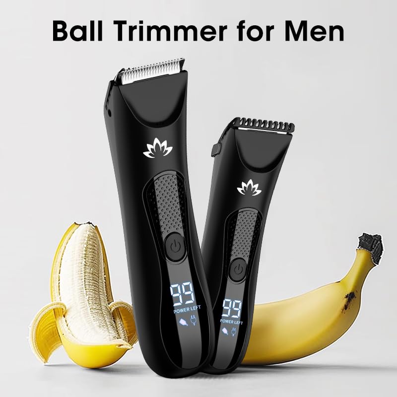 Suttik Manscape ergonomic non-slip handle enables secure grooming.