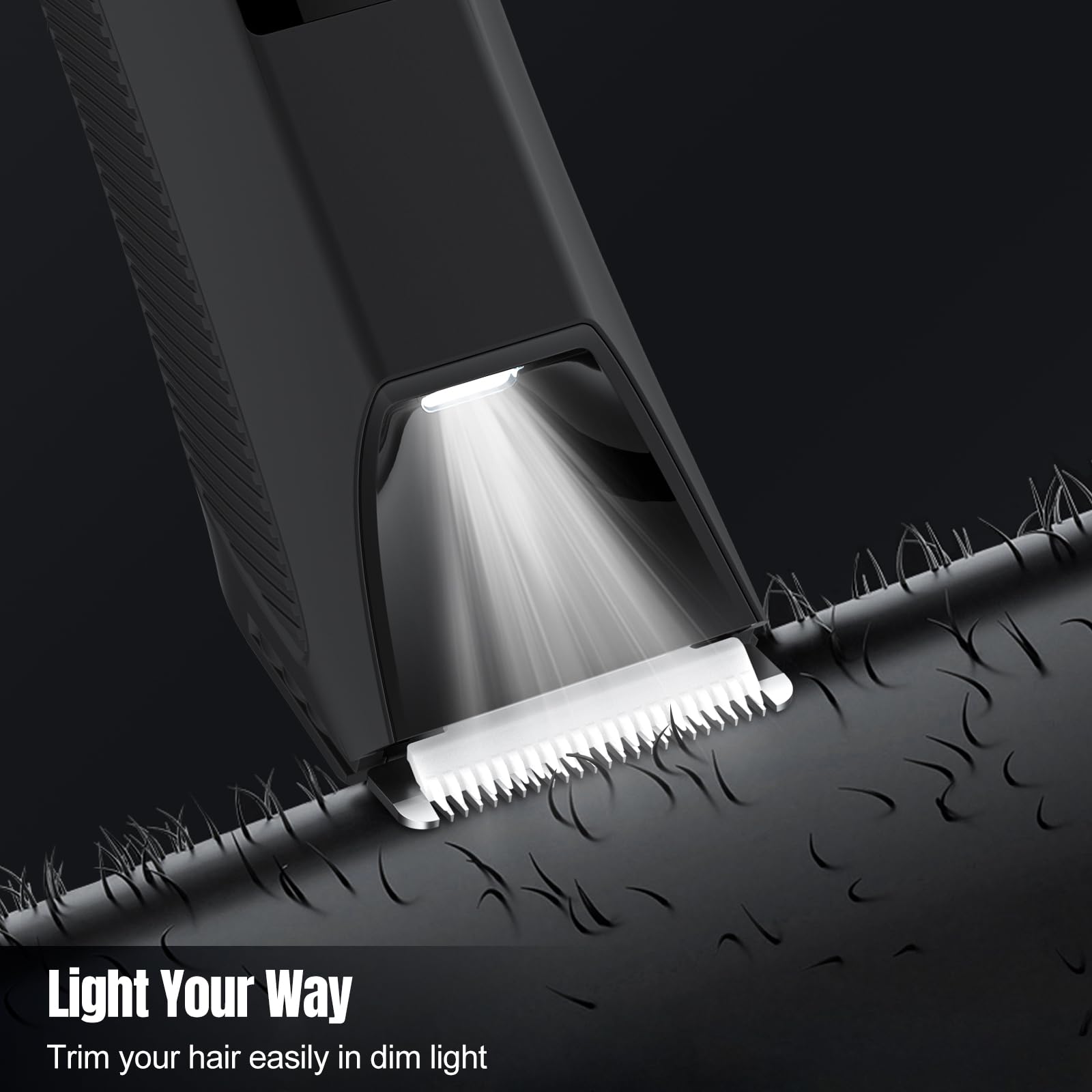 Suttik Manscape LED display battery status helps manage charging.