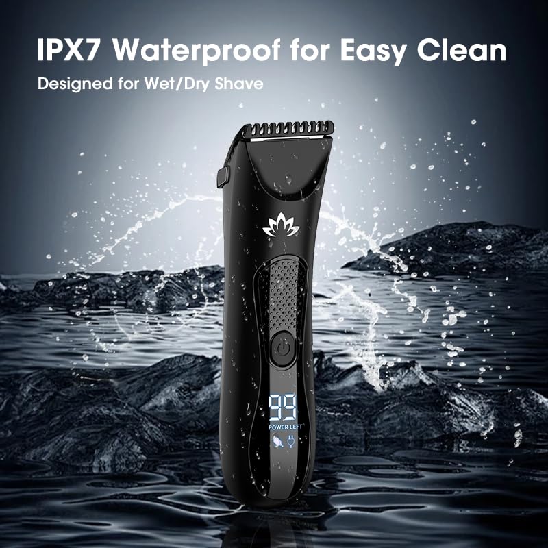 Suttik Manscape travel lock feature highlights secure portable grooming.