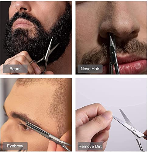 Suvorna small scissors ergonomic hold reduces wrist strain during grooming.