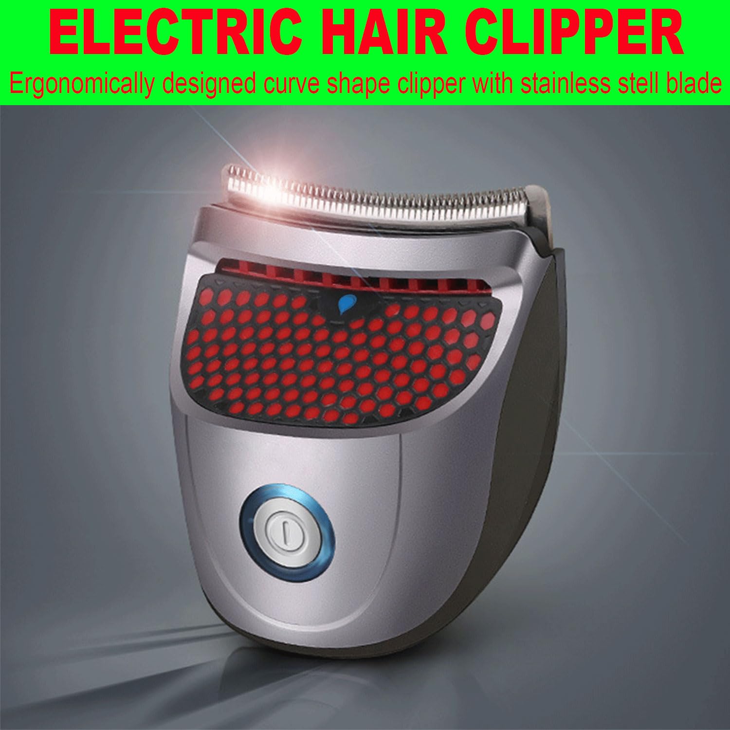 SUYOOULIN Hair Clippers side view highlights ergonomic grip for easy handling