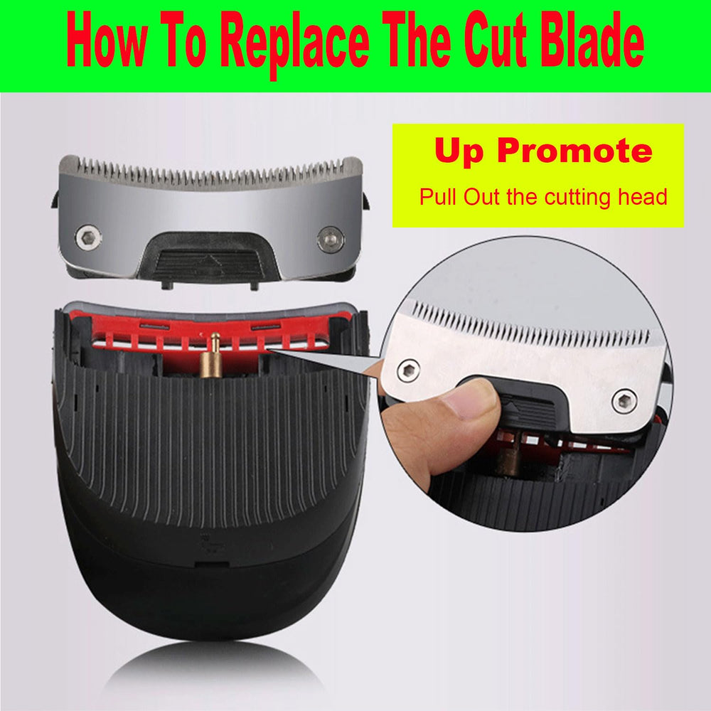 SUYOOULIN Hair Clippers waterproof head enables rinse-clean after trims