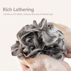 Svarvns loofah sponge large-sized 5.9-inch surface for thorough cleansing.