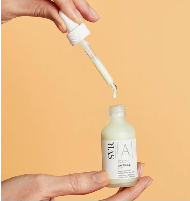 SVR A Concentrate 0-3-percent formulation hints at potent yet tolerable retinol action.