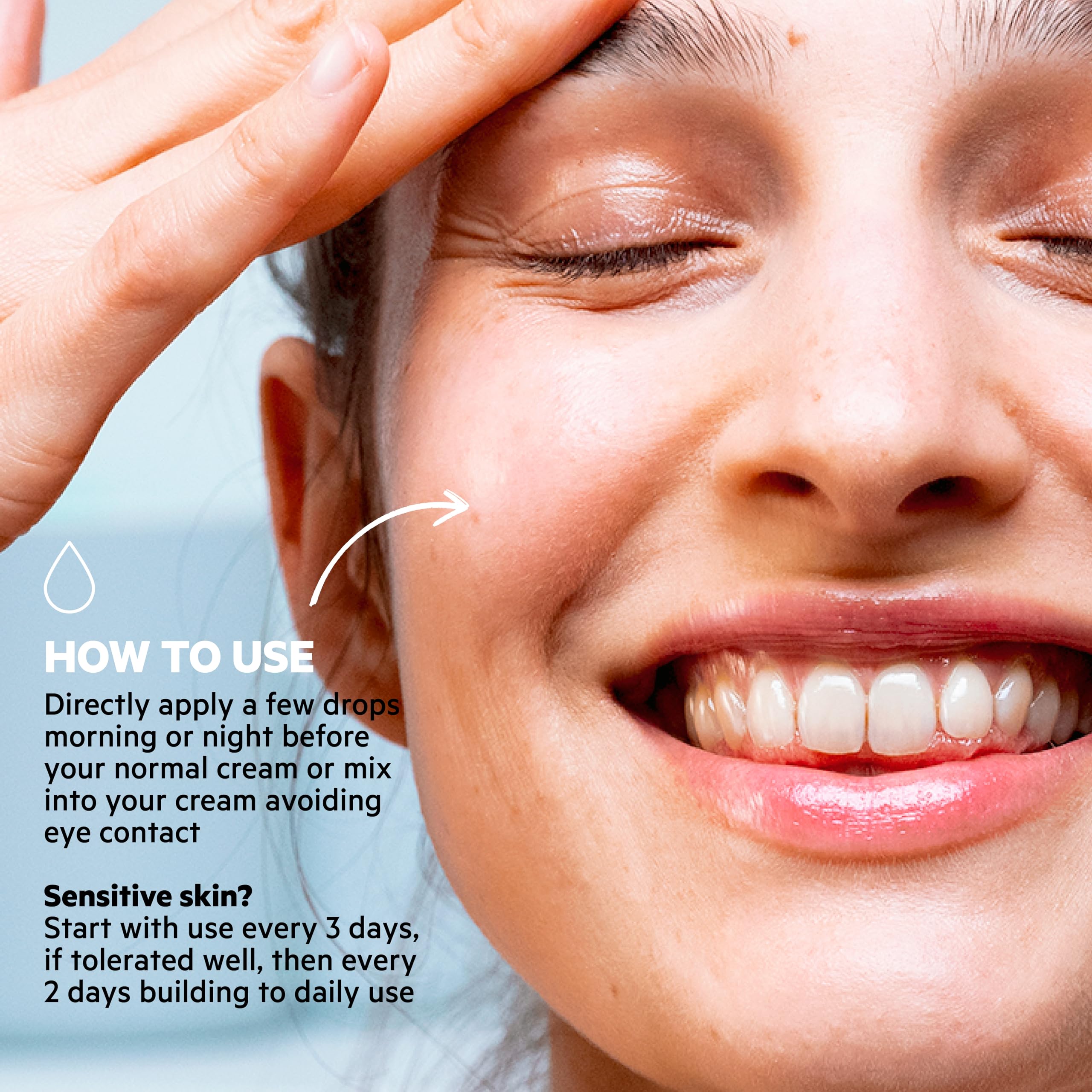 SVR A Concentrate pump dispense highlights easy nightly application and even skin tone.