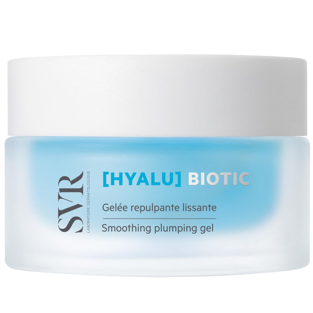 SVR HYALU Biotic bottle front shows hydration for normal to oily skin.