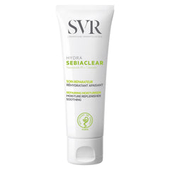 SVR Sebiaclear moisturizing bottle pump enables easy, controlled application for daily hydrating care.
