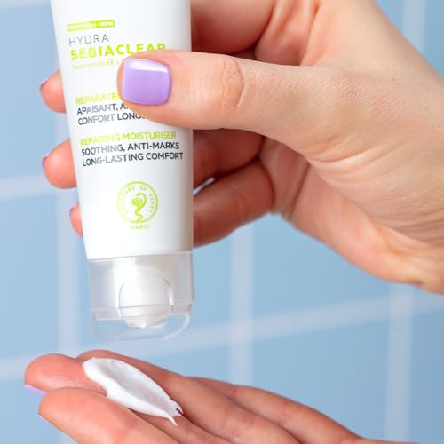 SVR Sebiaclear niacinamide ingredient boosts skin tone balance and supportive blemish-prone care.