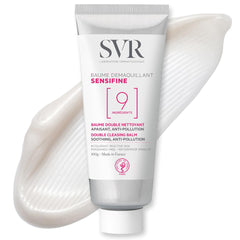 SVR Sensifine cleansing balm jar ready for application and makeup removal