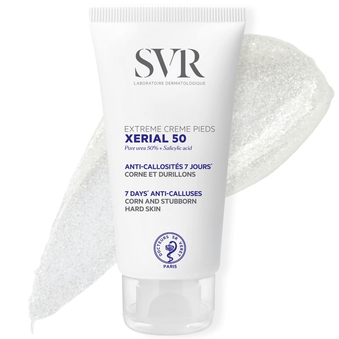 SVR XERIAL 50 Extremo crema para pies, aplicación suave para suavizar durezas