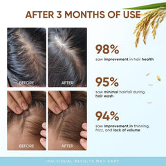 Svvimer ingredients tray highlights rosemary, biotin, ginger for hair nourishment.