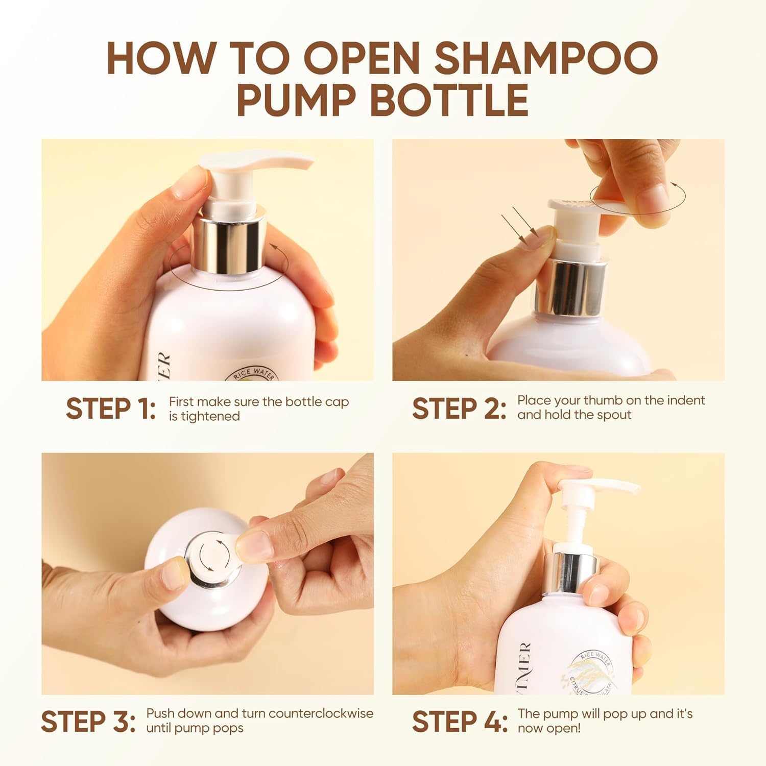 Svvimer packaging box with bottle display for easy home use.